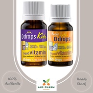 Baby Ddrops Liquid Vitamin A1200IU +D3 400IU 1.7ml 60 drops / Kids Liquid Vitamin A1800IU +D3 600IU 