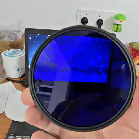 Pass 300nm To 500nm Blue Lights IR Cut Optical Filter Glass QB29 For Welding Photography