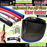 Visor Rubber Getah Helmet Universal MS88 BOGO MHR MAGNUM BIKKO SGV99 SGV 99 Half Helmet 60CM Getah V
