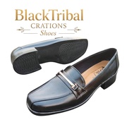 Formal Loafers 3 cm Tofu HeelWanita, Comfortable to wear all day, suitable for fat feet and width, s