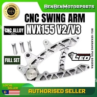 YAMAHA NVX NVX155 V2 V3 CNC ALLOY SWING ARM FULL SET ORIGINAL LEO RACING THAILAND