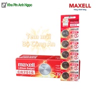 Pin CR2016 Chính Hãng Maxell Lithium 3v (mẫu mới) - Pin Remote Smartkey Ô tô Xe Máy Đồng Hồ Thiết Bị