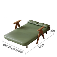 LaFloriaยฎ Waterproof Sofa Bed/foldable sofa bed / leather sofa bed/small space sofa bed/sofa bed wit