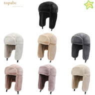 GORROS Bomber Hat Warm Earflap Bonnet Windproof Winter Hat