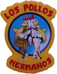 Los Pollos Hermanos Chicken Logo Sign Better Call Saul Goodman Breaking Bad TV Show 1.6" Enamel Pin 