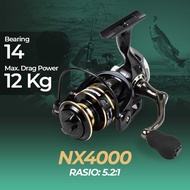 PROMO Reel Pancing TaffSPORT Gold Sharking NX2000 NX4000 NX6000 Metal Reel Fishing Reel 5.2:1