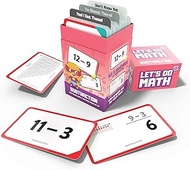 S.T.O.R.M. Subtraction Flash Cards for 1st 2nd 3rd 4th 5th 6th Grade Math Flash Cards | Subtraction 