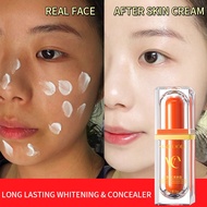 Five vitamin C tone up cream whitening cream anti aging brightening cream for Facial Skin vitamin c cream mkup concealer VC yumaa