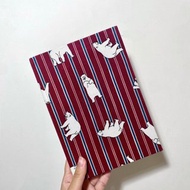 北極熊條紋- A5 手作筆記本/手帳本 精裝筆記本 手帳