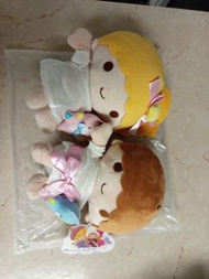 全新 little twin stars x funny mart cafe 抱熊 公仔