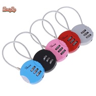 honeybird 1Pc 3.7*9cm Mini 3 Digitbination Travel Luggage Suitcase Code Lo Padlo Nice