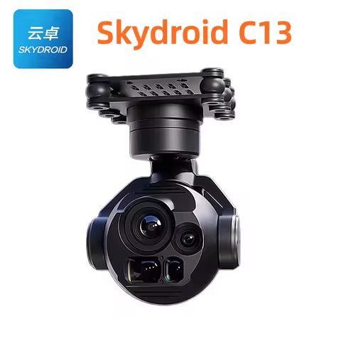 Skydroid C13 3-Axis Stabilized Gimbal 2K+Thermal+Laser Rangefinder AI Target Lock Drone Camera