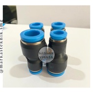 PNEUMATIC FITTING 12 x 8 mm STRAIGHT PNEUMATIC FITTING/ 12 x 8mm