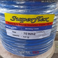 KABEL LAS SUPERFLEX 70MM BIRU / WELDING CABLE SUPERFLEX 70MM BLUE