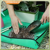 [joytownonline.sg] Gardening Planting Mat PE Plant Potting Pad Flower Pots Soil Mat (Green)