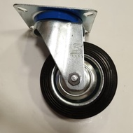 1 pc 4" inch DISPLAY WHEELS/ RUBBER WHEELS LIVE (rotating) type TROLLEY WHEELS