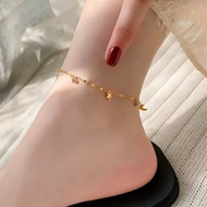 Trending Vintage Korean Fashion Style Titanium Star Anklet 17 Anklet Gold 916 Silver Anklet 925 Orig