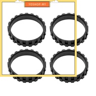 YOSHOP⭐4X Vacuum Robot Tires for Wheels Series 5/6/7/8/9/I7 S9+ Anti-Slip