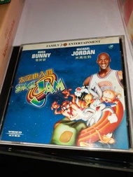 NBA USA美國 basketball 籃球star Michael Jordan 米高佐敦 電影 space jam 太空也入樽VCD 影碟 Bulls 公牛 Nike shoes 鞋 可樂 co