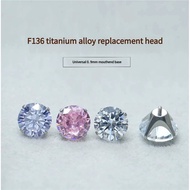 F136 Implant Grade Piercing Jewelry Accessories Claw Setting 5A Zircon Ear Bone Stud Lip Stud Drill 