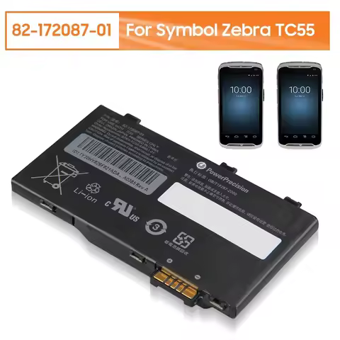 Replacement Data Collector Battery 82-172087-01 82-164807-01 For Symbol Zebra TC55 MC36A0 Rechargabl