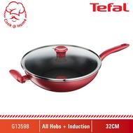 Tefal So Chef Wok Pan 32cm w/lid G13598