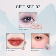 Flower Knows Butterfly Cloud Collar Collection Makeup Gift Set Includes eyeshadow blush lipstick