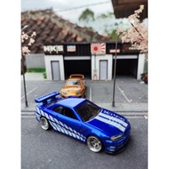 Hotwheels CUSTOM NISSAN SKYLINE R34 NFTSS