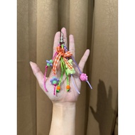 GANTUNGAN Heart - Daisy Bow Charm | Charm charm | Bag charm | Key chain