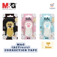 [STATIONERY] M&G CORRECTION TAPE 6m x 5mm (ACT75171) CUTE CAT'S PAW