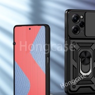เคสสำหรับ Xiaomi Redmi 12 Redmi12 4G ตัวยึดแหวนหุ้มเกราะเคสโทรศัพท์กันกระแทกแบบผลักดึงฝาหลังป้องกันกล้อง