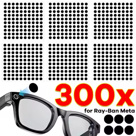 100-300Pcs Anti Glare Stickers for Ray-Ban Meta Smart Glasses LED Light Shading Cover Stickers Patch