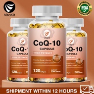 Coq10 Capsules 200mg Capsules Coenzyme Q10 Muscle Heart High Blood Pressure Cholesterol Supplement
