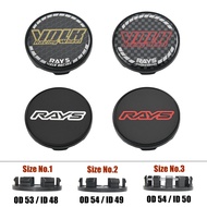 RAYS Wheel Center Cap 53mm/54mm Wheel Cap Wheel Cover Cap VOLK Racing Hub Cap GRAM Rim Cap Car Acces