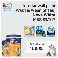 Dulux Interior Wall Paint - Nova White (10BB 83/017)  - 1L / 5L