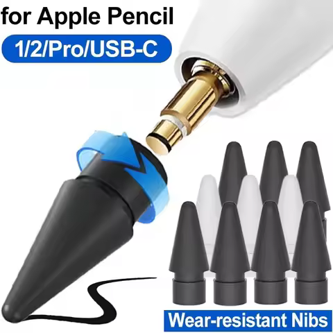 Replacement Pencil Tips for Apple Pencil 1st 2nd Generation IPencil Smooth Spare Nibs for iPad Pro P