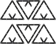 Chazcool 6 Pcs Billiards Magic Ball Rack, Triangle Magic Rack, Magic Rack 8 9 10 Ball Billiards Tria
