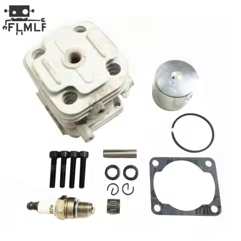 26cc 29cc 4 Bolt Cylinder Spark Plug Piston Kit for 1/5 Hpi Rofun Km Rovan Baja LT DBXL FG GoPed Red