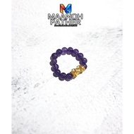 0.10GM-999 GOLD PIXIU RING-999 AMETHYST PIXIU RING-999 PIXIU CINCIN-999 GOLD-999 AMETHYST 0.4MM PIXI