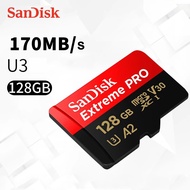 Sandisk Extreme Pro Micro Sd แบบเดิม U3 64Gb 128Gb การ์ด170Mb Microsdxc A2หน่วยความจำ Tf V30การ์ด256Gb