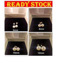 C-6 🇲🇾 Pearl Earring earstud pair  Subang Tindik Subang pelajar Subang Tindik Mutiara 珍珠耳环 女孩耳环 耳钉 女