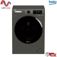 (Beko) เครื่องซักผ้าฝาหน้า (Aquatech, 12 กก. 1400 รอบต่อนาที) WTE12744MGSTN