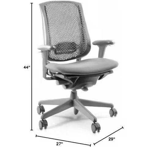 Herman Miller Celle Chair, Adjustable Lumbar Support Seat, Height Depth Adaptive Armrest Tilt Tensio