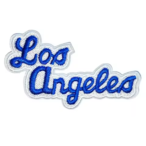 COOL Los Angeles Patch - California, White, Blue, CA Badge (≈ 9*5.5cm)
