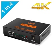 【FAST Delivery】Full Box Bộ chia HDMI 4K 2K Bộ chia HDMI 2 cổng HDMI 4 cổng HDMI 1x4 1x2 kim loại cao