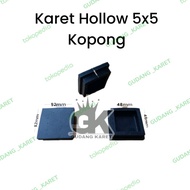 Karet Hollow 5x5 Kopong / Karet Besi Hollow 5x5