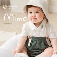 Bu Baby - Gift Set Overalls with short-sleeved shirt and GMC boy hat603201 For Babies From 6 Months To 2 Years Old |Bu Baby Genuine