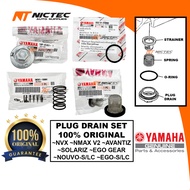 YAMAHA PLUG DRAIN NVX NMAX V2 AVANTIZ SOLARIZ PENUTUP MINYAK HITAM 100% ORIGINAL 54P-E5351-01 90501-