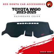 TOYOTA WIGO 2023-2025 LEATHER DASHBOARD COVER car accessories TOYOTA car accessories TOYOTA WIGO car