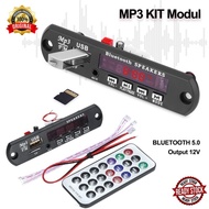 Mp3 Kit Modul 12v 5v Bluetooth 5.0 Fm Radio Usb Player Speaker Remote